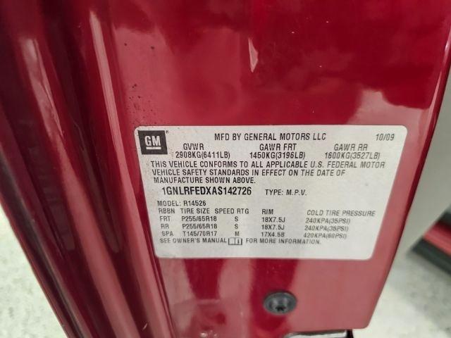 Chevrolet Traverse FWD 4dr LT w/1LT 2010