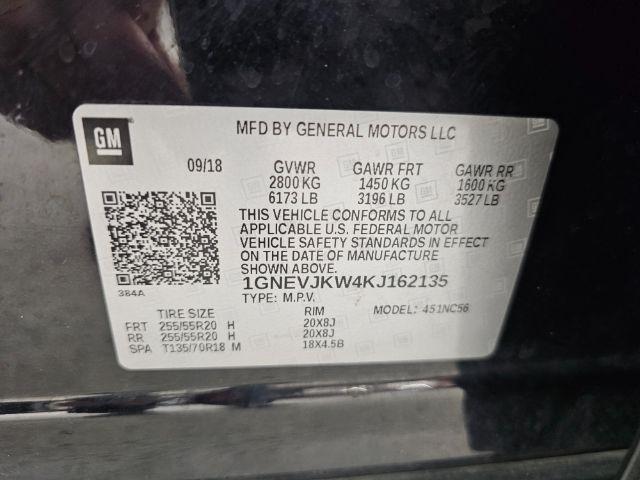 Chevrolet Traverse AWD 4dr RS w/2LT 2019