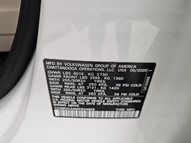 Volkswagen Atlas 2021.5 3.6L V6 SEL 4MOTION 2021