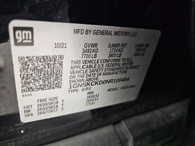 Chevrolet Suburban 4WD 4dr LT 2022