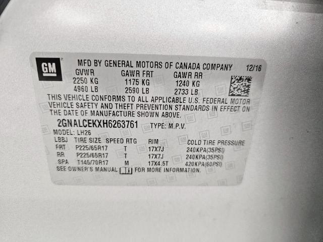 Chevrolet Equinox FWD 4dr LT w/1LT 2017