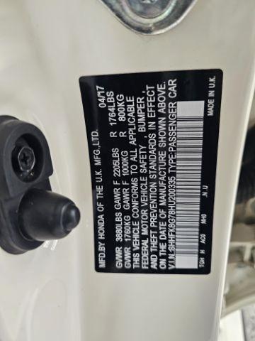 Honda Civic Type R Touring Manual 2017