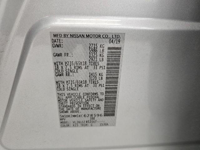 Nissan Pathfinder 4x4 SV 2019