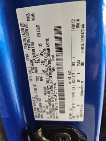 Ford F-150 4WD SuperCrew 145" Lariat 2016