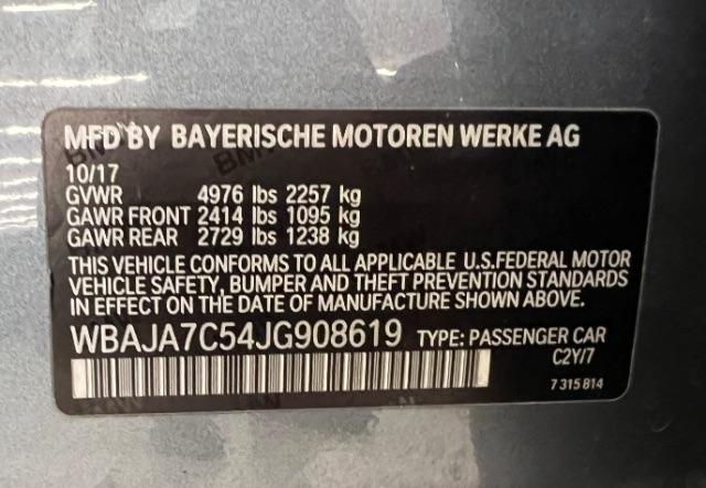 BMW 5 Series 530i xDrive Sedan 2018