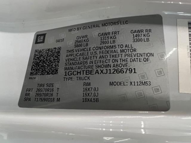 Chevrolet Colorado 4WD Ext Cab 128.3" Work Truck 2018