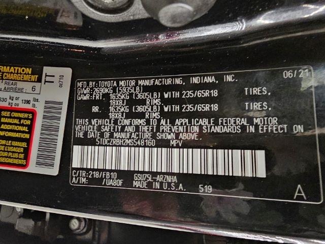 Toyota Highlander L AWD (Natl) 2021