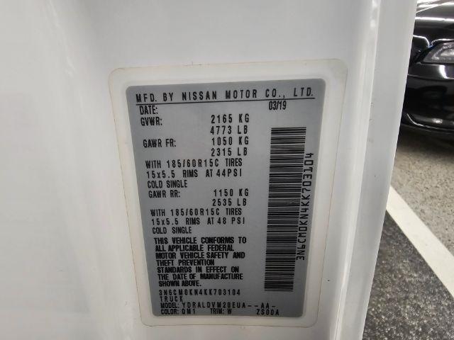 Nissan NV200 Compact Cargo I4 S 2019