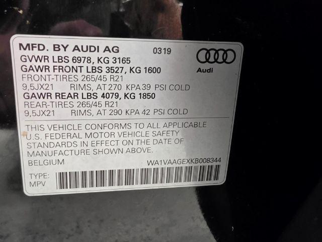 Audi E-Tron Prestige quattro 2019