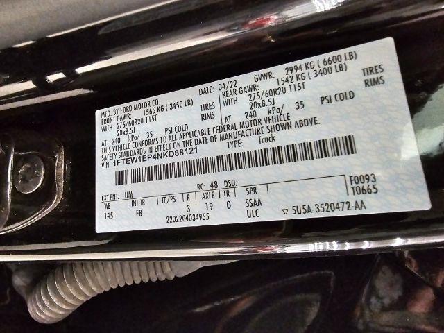 Ford F-150 Lariat 4WD SuperCrew 5.5' Box 2022