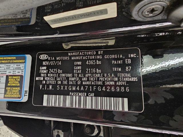 Kia Optima 4dr Sdn LX 2015