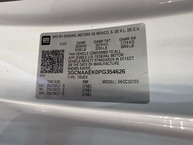 Chevrolet Silverado 1500 2WD Reg Cab 126" Work Truck 2023