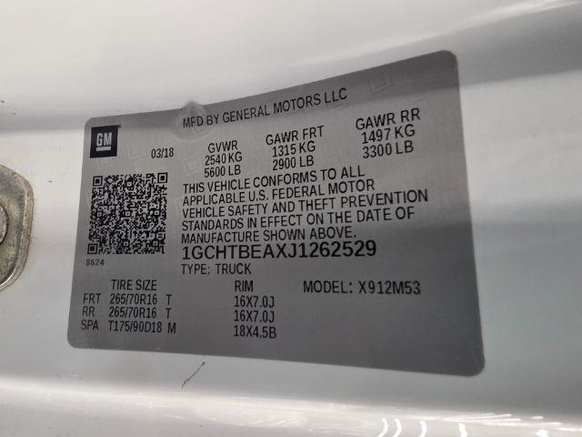 Chevrolet Colorado 4WD Ext Cab 128.3" Work Truck 2018