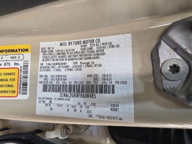 Lincoln MKZ 4dr Sdn FWD 2015