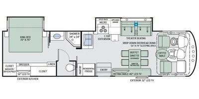 Ford Stripped Chassis Motorhome  2017