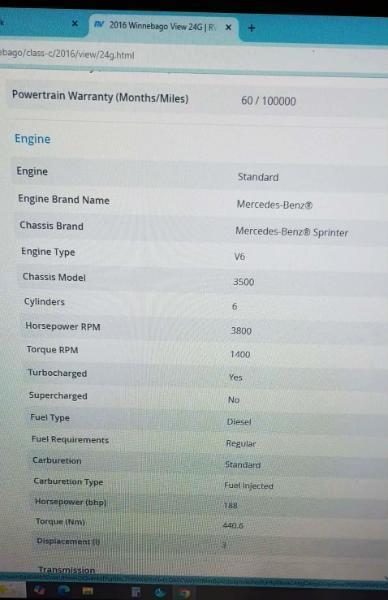 Winnebago View  2016