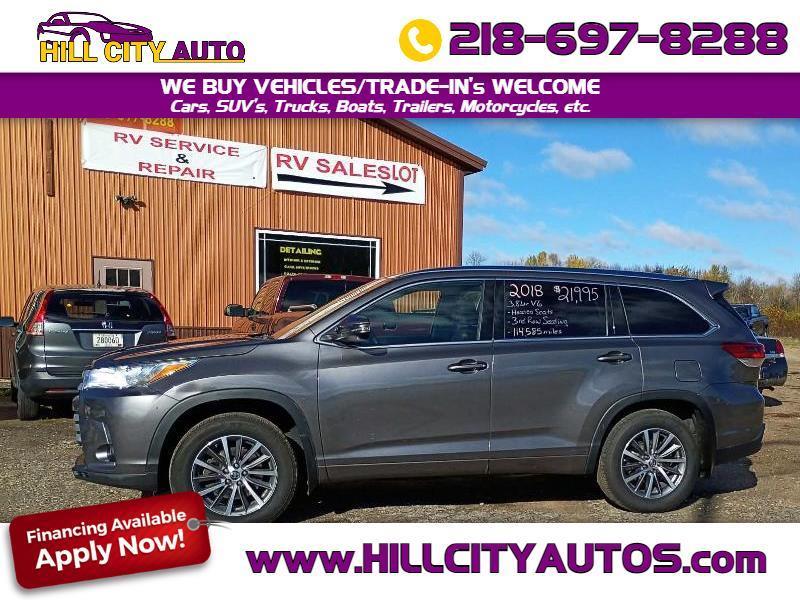 Toyota Highlander XLE AWD V6 2018