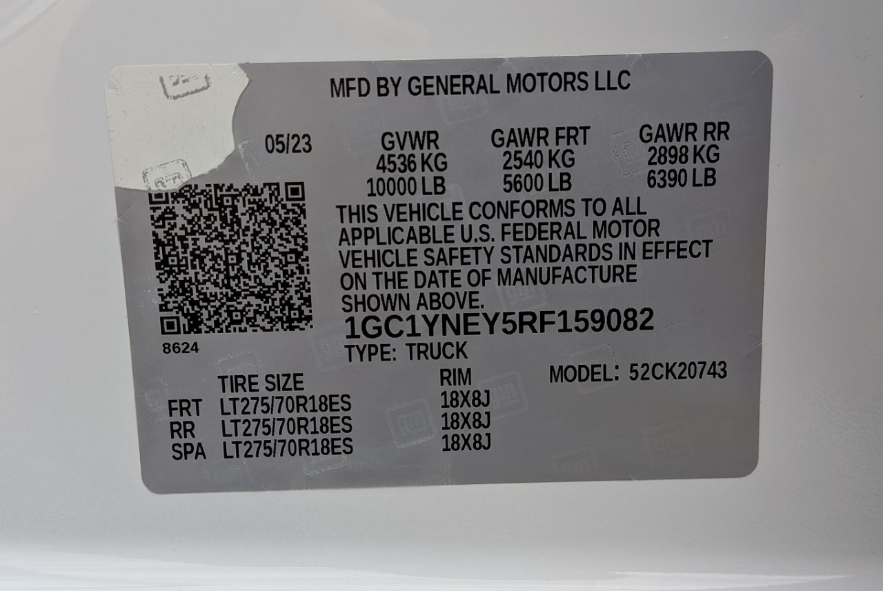 Chevrolet Silverado 2500HD LT Crew Cab Short Box 4WD 2024