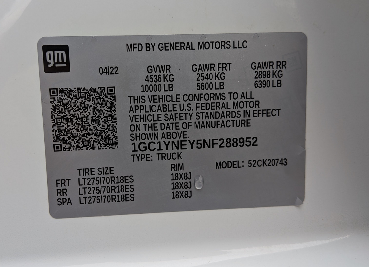 Chevrolet Silverado 2500HD LT Crew Cab Short Box 4WD 2022