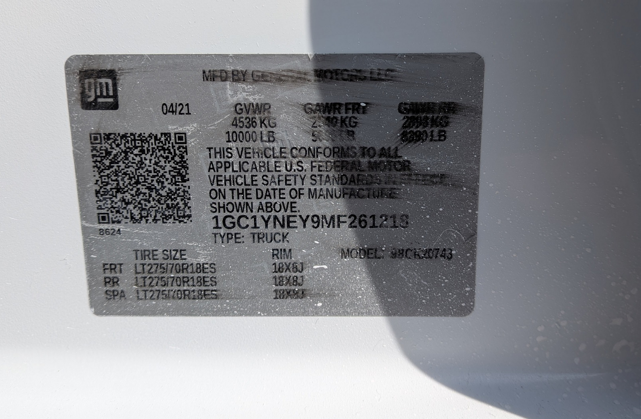 Chevrolet Silverado 2500HD LT Crew Cab Short Box 4WD 2021