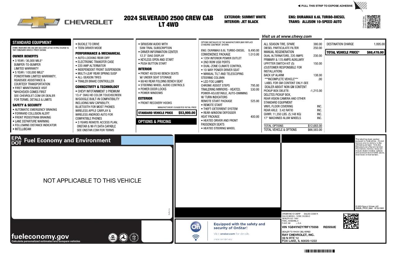 Chevrolet Silverado 2500HD  2024