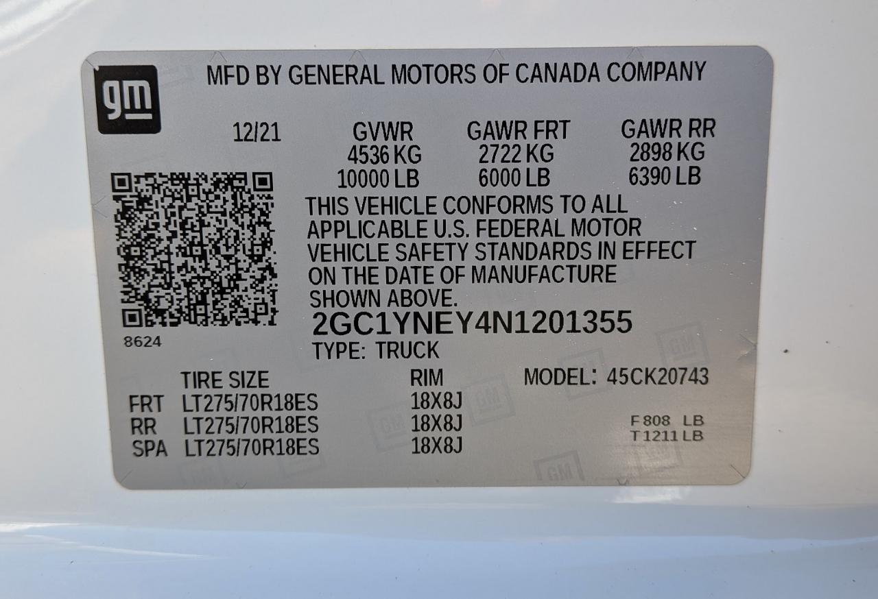 Chevrolet Silverado 2500HD LT Crew Cab Short Box 4WD 2022