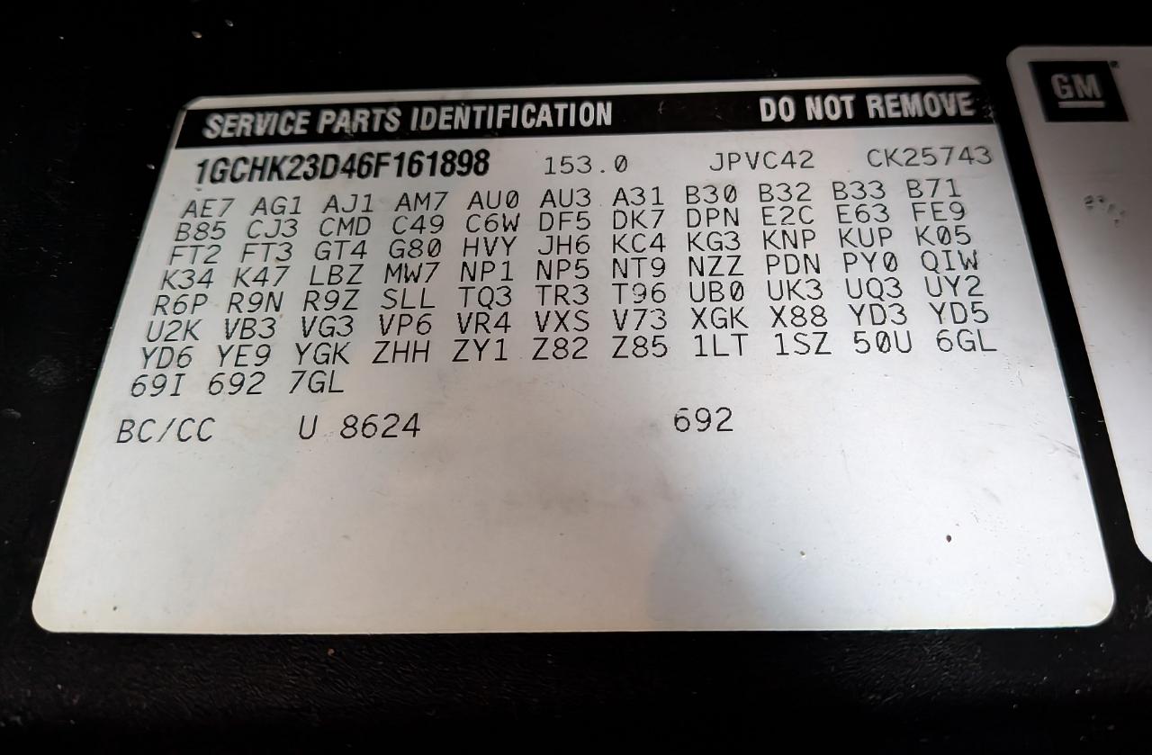 Chevrolet Silverado 2500HD LT1 Crew Cab 4WD 2006