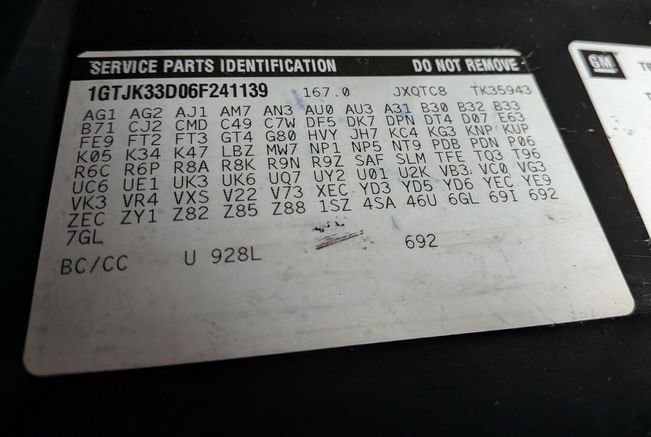 GMC Sierra 3500 SLT Crew Cab 4WD DRW 2006