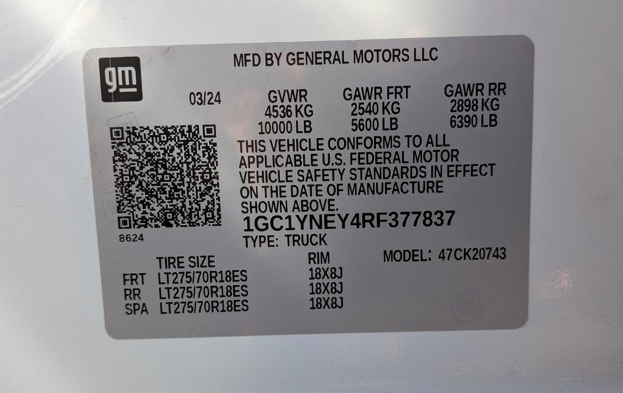 Chevrolet Silverado 2500HD LT Crew Cab Short Box 4WD 2024