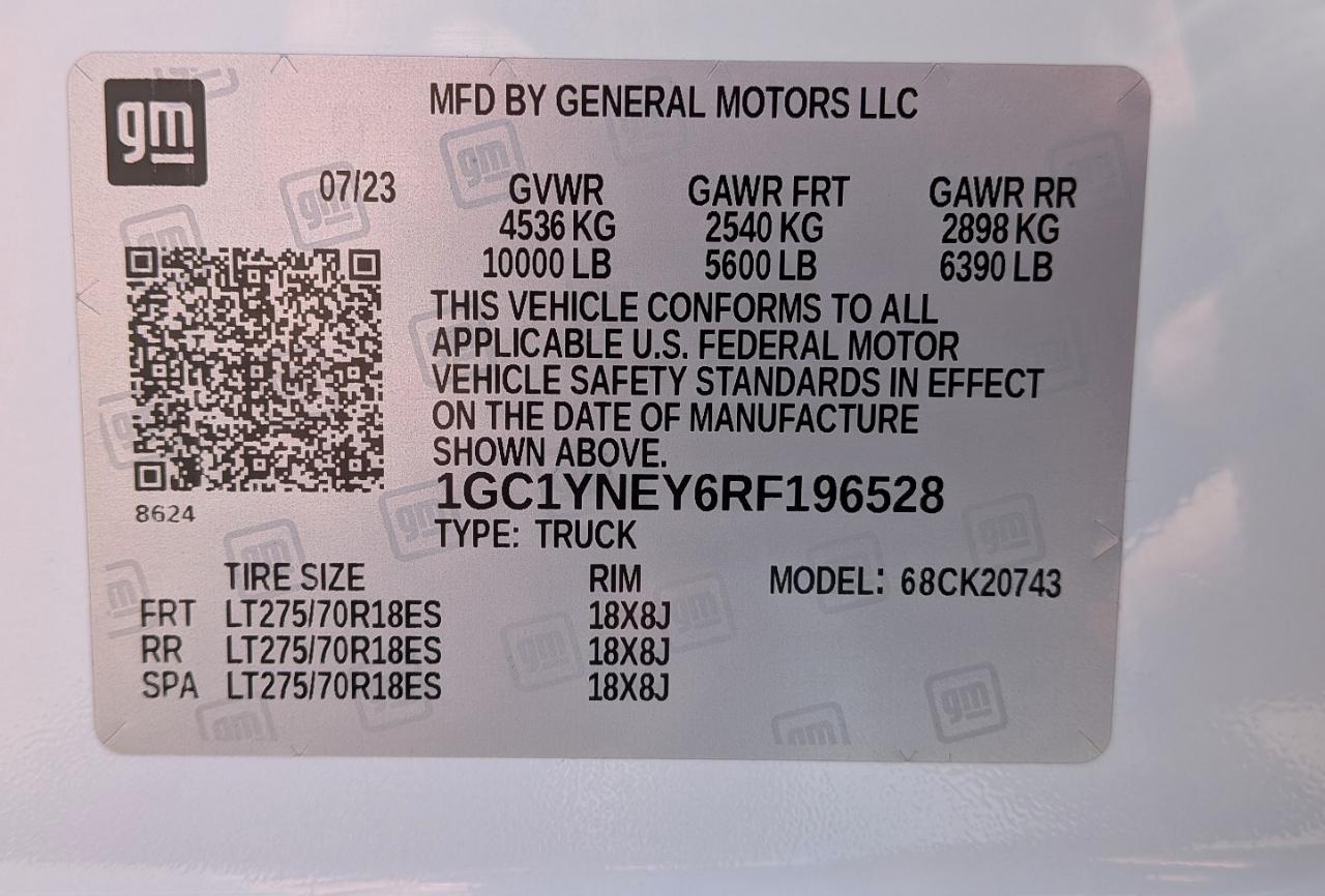 Chevrolet Silverado 2500HD LT Crew Cab Short Box 4WD 2024