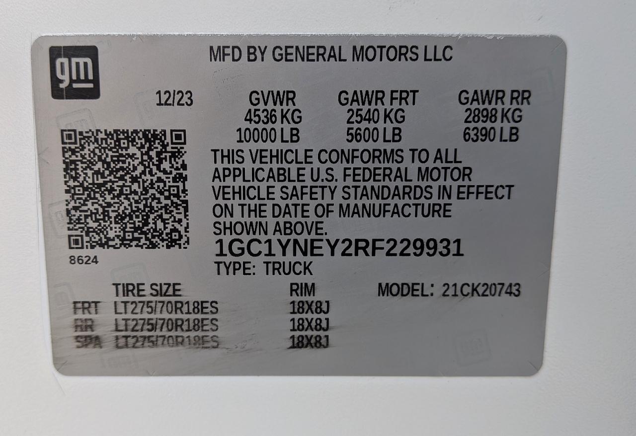 Chevrolet Silverado 2500HD LT Crew Cab Short Box 4WD 2024