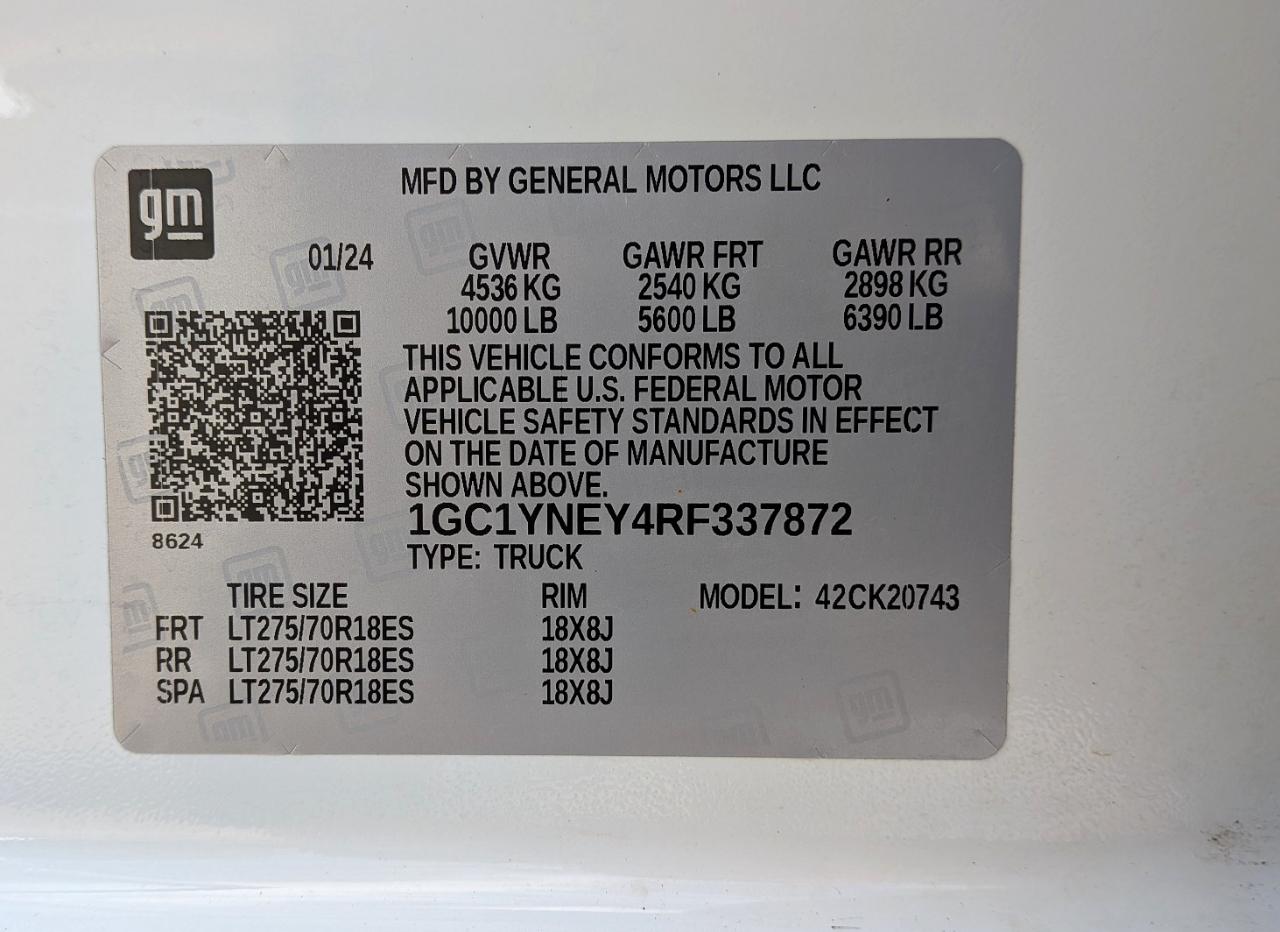 Chevrolet Silverado 2500HD LT Crew Cab Short Box 4WD 2024