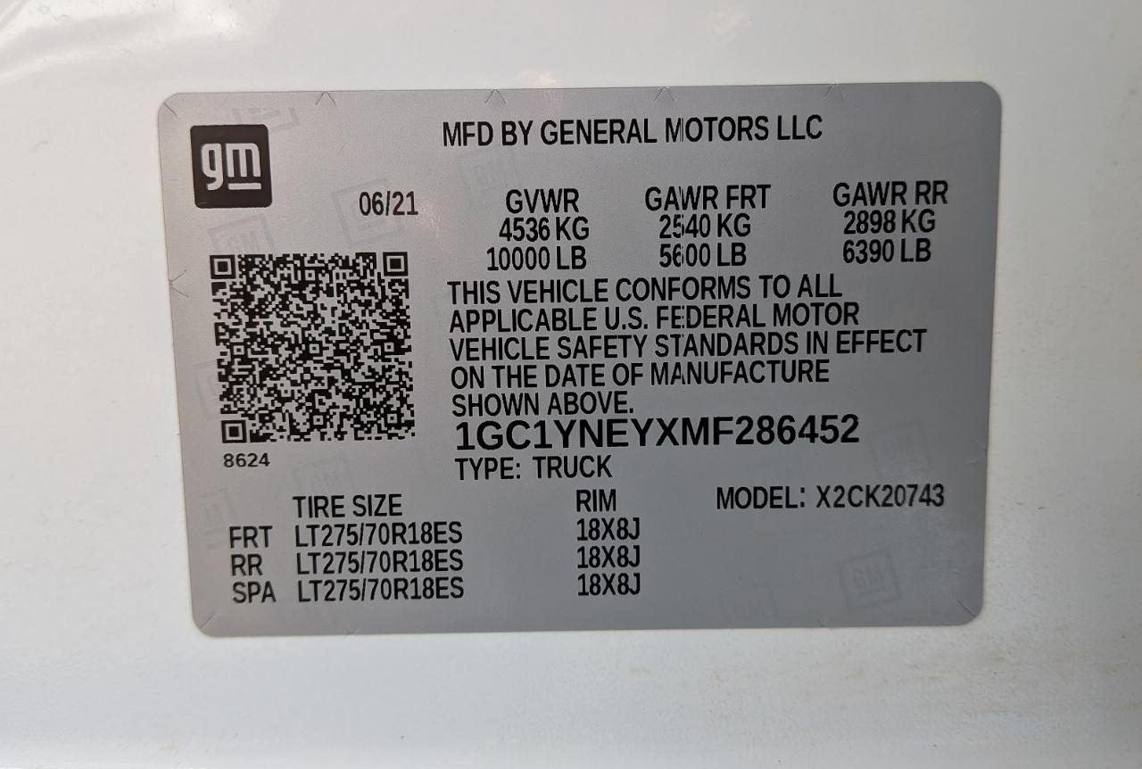 Chevrolet Silverado 2500HD LT Crew Cab Short Box 4WD 2021