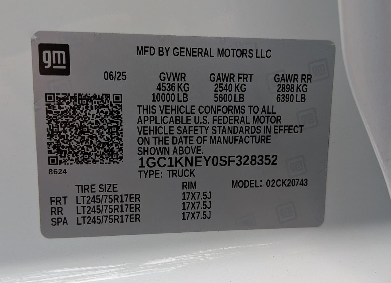 Chevrolet Silverado 2500HD LT Crew Cab Short Box 4WD 2025