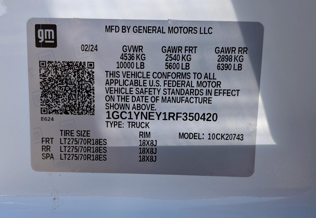 Chevrolet Silverado 2500HD LT Crew Cab Short Box 4WD 2024