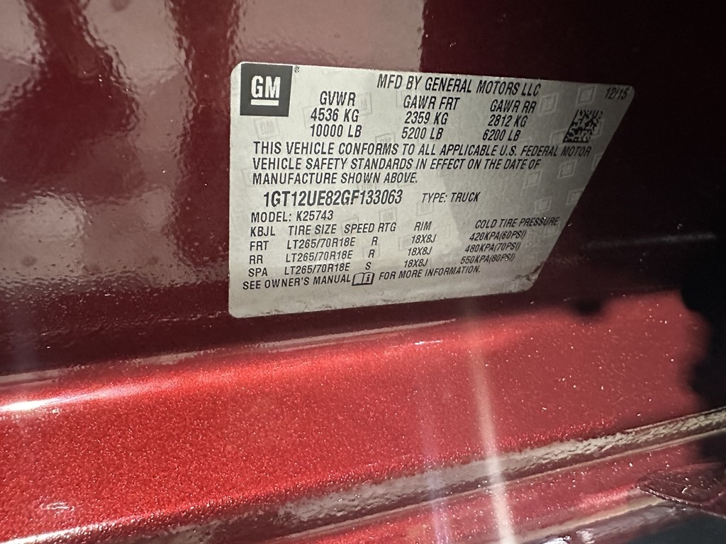 GMC Sierra 2500HD 4WD Crew Cab 153.7" Denali 2016