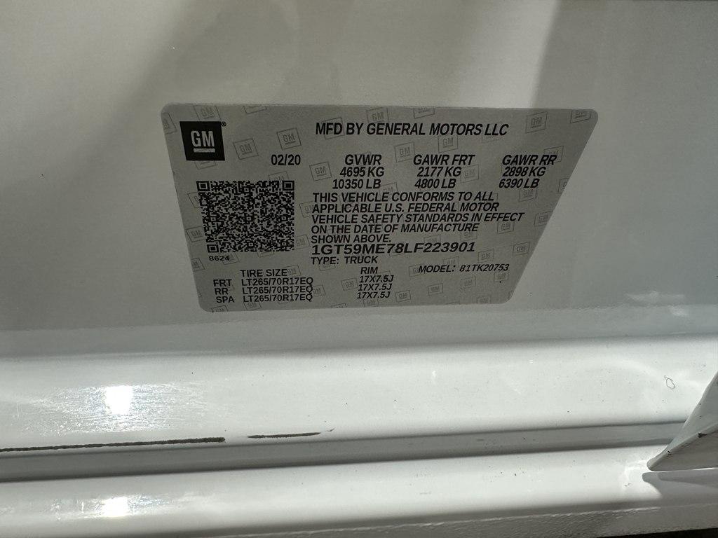 GMC Sierra 2500HD 4WD Double Cab 149" SLE 2020