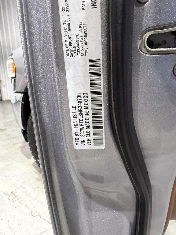 RAM 3500 Chassis Cab Laramie 4WD Crew Cab 60" CA 172.4" WB 2022