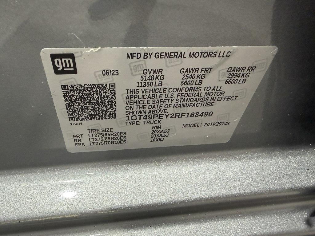 GMC Sierra 2500HD 4WD Crew Cab 159" AT4 2024
