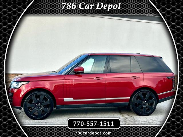 Red 2015 Land Rover Range Rover V8 Autobiography 4WD SUV / Crossover Four-Wheel Drive Automatic