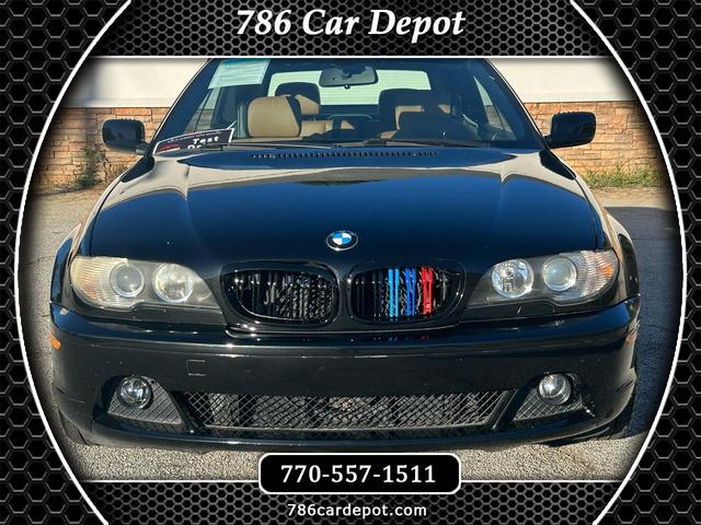 Black 2006 BMW 3 Series 330Ci Convertible RWD Convertible Rear-Wheel Drive Automatic