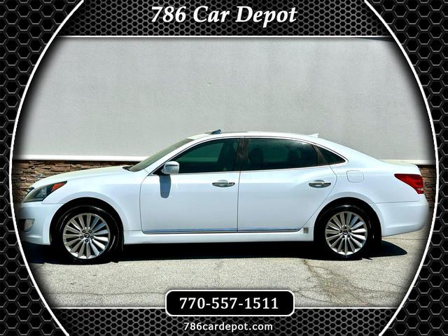 White 2014 Hyundai Equus Signature RWD Sedan Rear-Wheel Drive Automatic