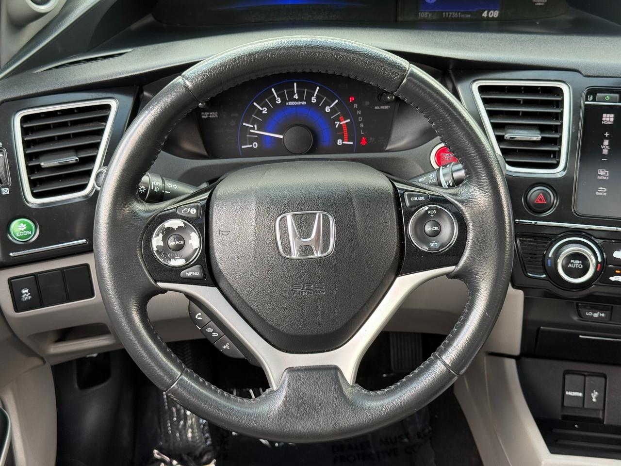 Honda Civic EX-L Sedan CVT 2015