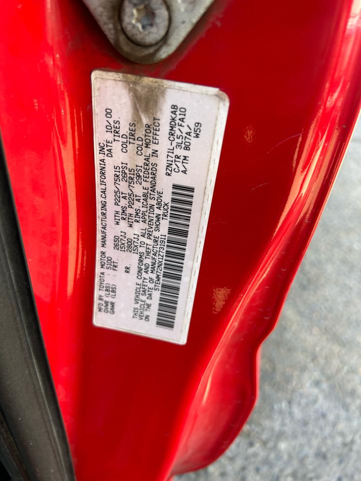 Toyota Tacoma Xtracab 4WD 2001