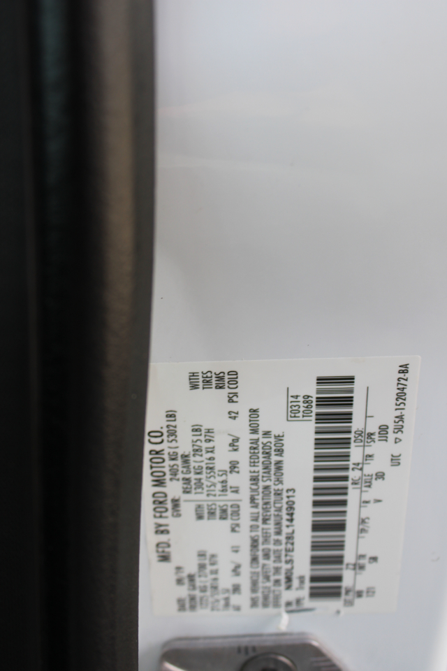 Ford Transit Connect Cargo Van XL LWB w/Rear 180 Degree Door 2020