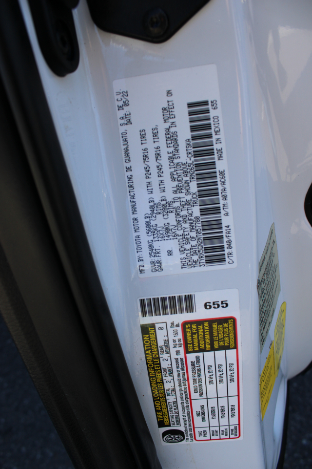 Toyota Tacoma SR5 Access Cab I4 6AT 2WD 2022