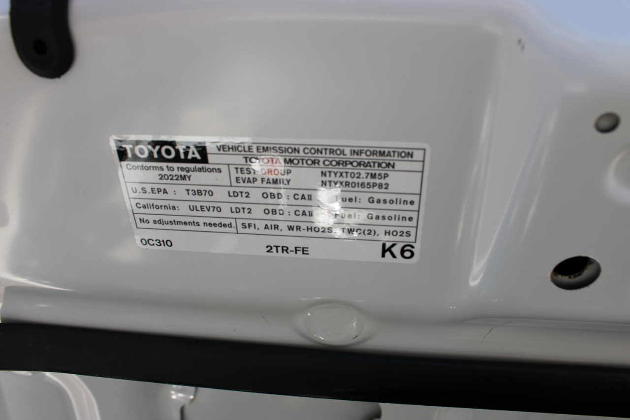 Toyota Tacoma SR5 Access Cab I4 6AT 2WD 2022