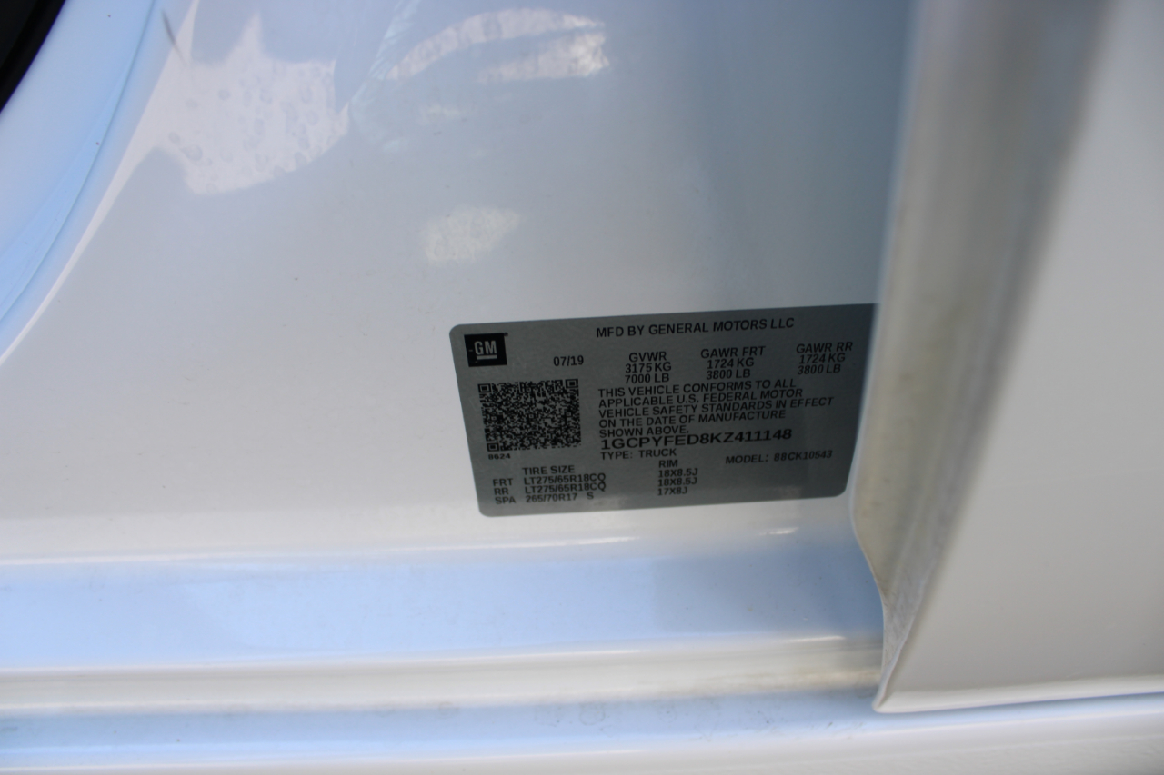 Chevrolet Silverado 1500 LT Trail Boss Crew Cab 4WD 2019