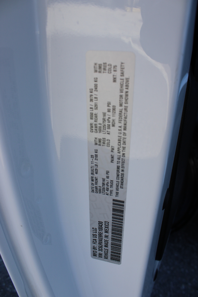 RAM Promaster 1500 Low Roof 136-in. WB 2024