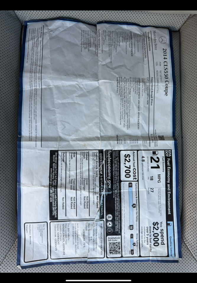 Mercedes-Benz CLS-Class CLS550 2014 Mercedes-Benz CLS-Class CLS550 2014